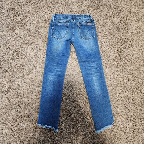 Lots of 2 Matilda Jane Telephone Novelty Fabric Pattern Skirt Joe's Jeans size10 - Picture 3 of 14